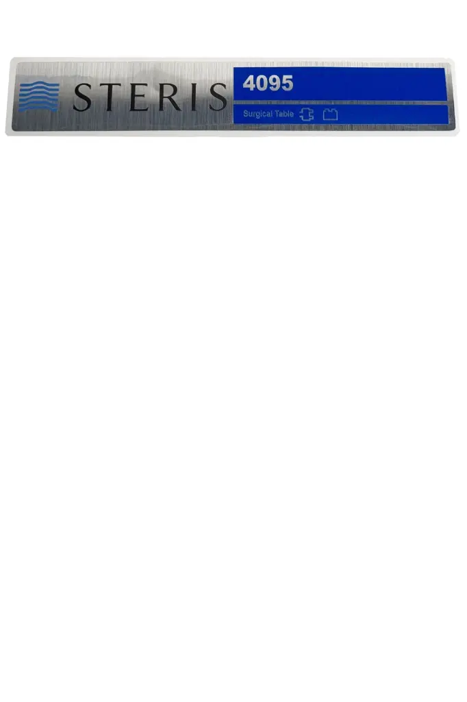 Label ID for Steris 4095 Table