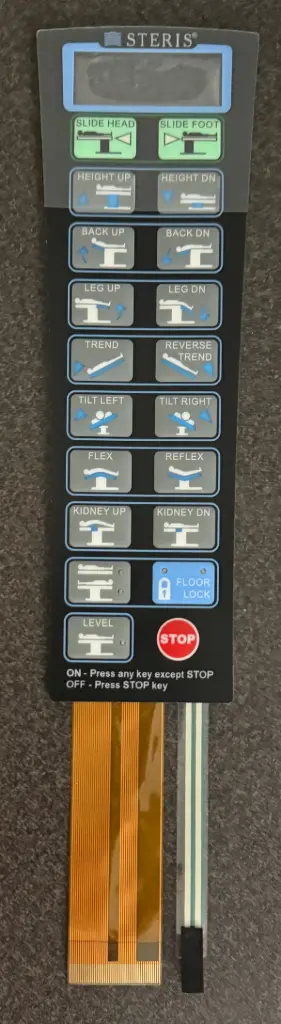 4085 Membrane Switch Overlay